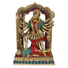Brass Maa Kali Statue | Adi Shakti Ma Goddess Murti Idol Aadya Chamunda 11