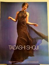 TADASHI SHOJI FINE FASHIONS/ LUXE WATCHES GALLERY   ORIG VTG 2014 ADVERTISEMENT, picture