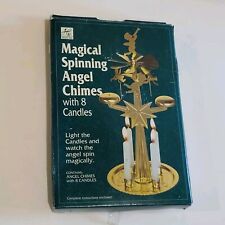 Hearthside Magical Spinning Angel Chimes 8 Candles Angels Spin Vintage NOS picture