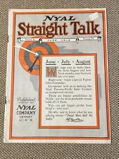 Vintage Advertising Nyal Drug Store Five & Dime Magazine 1915 Straight Talk picture