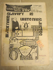 Berkeley Tribe January 1972 Black Man's Slavery is White Man's Justice Attica picture