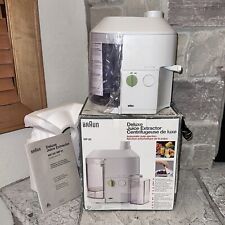New Braun MP80 Deluxe Juice Extractor Juicer Culinary Academy Fruit Vegetable picture