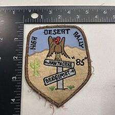 Vtg 1985 HIGH DESERT RALLY Off Road Vehicle Patch 20E0 picture