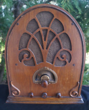 Antique 1931 - 32 MAYFLOWER Cathedral Shortwave Tube Radio - Rare Model - BEAUTY picture