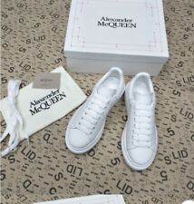 Alexander McQueen Men's Casual Sneaker, Size 44 (10) - All White picture
