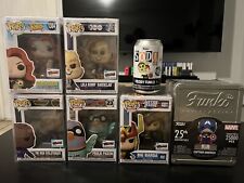 NYCC Limited Edition 2023 Funko pop Exclusives lot + Pop Protectors Included picture