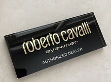 ROBERTO CAVALLI Logo Counter Display Plaque Authorized Dealer NEW AUTHENTIC picture