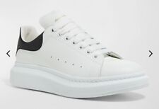 Alexander McQueen Men's Leather Oversized Sneaker, Size 11 -  EU 44 White picture