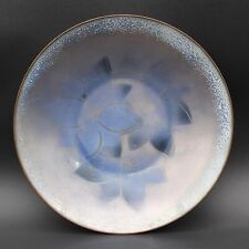 Vtg Edward Winter Enamel on Copper Bowl or Dish Flowers Mid Century Modern Art picture
