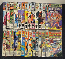 Vintage Marvel Team-Up Spider-Man comic Books lot of 26 picture