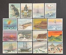 ARCTIC SCENES 1910 T30 HASSAN CIGARETTES - 16 CARDS picture