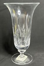 Wedgwood Vera Wang Duchesse 11” Footed Crystal Vase picture