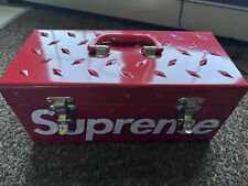 Supreme Diamond Plate Toolbox Red FW18 includes Plastic Tray picture