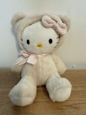 Hello Kitty H&M Edition Teddy Bear  Costume Plush Stuffed Toy  With Bow Rare picture