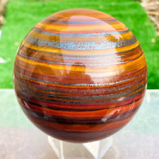 1775g Large Natural Colorful Tiger Eye Sphere Crystal Ball Chakra Energy Healing picture