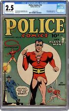Police Comics #15 CGC 2.5 1943 3907221015 picture