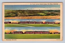 Fort Knox KY-Kentucky, Air Force Laying Smoke Screens, Vintage c1955 Postcard picture