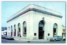 c1950's Bay Ridge Savings Bank Building Classic Cars Brooklyn New York Postcard picture