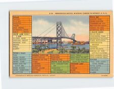 Postcard Ambassador Bridge picture