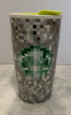 Starbucks Limited Rodarte Ceramic Pixel Tumbler Travel Mug 12 oz Cup 2012 Roblox picture