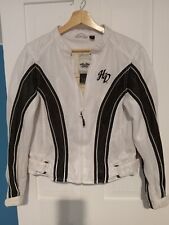 Ladies Harley Davidson Mesh Polyester Reflective Riding Full Zip Jacket size: s picture