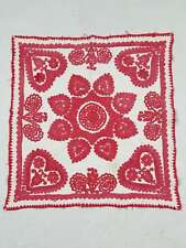 Antique Traditional Hungarian/Transylvanian Embroidered Tablecloth 71x69cm picture
