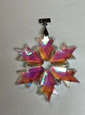 SWAROVSKI 2018 Snowflake Christmas Ornament Colorful with Box picture