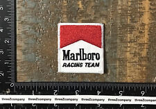 Vintage MARLBORO RACING TEAM Cigarettes Logo Iron-On Patch 1970's NASCAR Smoking picture