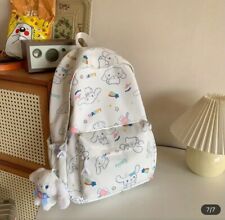 Sanrio Cinnamoroll Patterned BackPack Bag White Back To School Kawaii W Charm picture