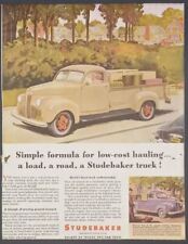 1950 STUDEBAKER TRUCKS LOW COST HAULING PRINT AD VINTAGE ADVERTISMENT OS1 picture