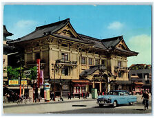 1959 The Kabuki Theatre Tokyo Japan Via Air Mail Vintage Posted Postcard picture