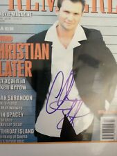 Christian Slater signed 8x10 photo Magazine Cover - Signed In Person picture