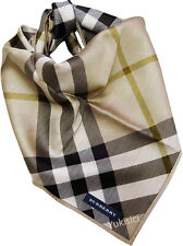 Burberry Japan Handkerchief Classic Camel Tartan +Gift Wrap-Cotton-50cm picture