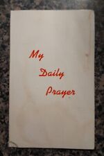 Vintage My Daily Prayer picture