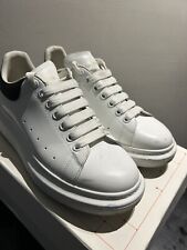 Alexander McQueen Men's Oversized Leather Sneakers Lily white Size 41 US Size 8 picture