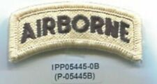 Coyote Tan Black 101st Airborne Division Tab Patch Fits For VELCRO® BRAND Loop F picture