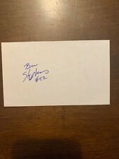 BEN STEPHENS - RICE FOOTBALL - AUTHENTIC AUTOGRAPH SIGNED INDEX -B2250 picture