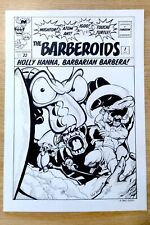 Barberoids: Avengers #1 Cover Recreation in Hanna-Barbera Style Original Artwork picture