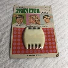 Vintage Hair Trimmer Comb Dead Stock In Package No.145 Home Barber Tool 1970s picture