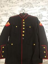 US Marines USMC Enlisted Dress Blue Male Jacket Coat Size 39 Short picture