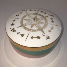 Altar'd State OH THE PLACES YOU’LL GO Compass Ceramic Trinket Dish 4.25”x 1.75” picture