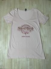 (Womens M) HARD ROCK CAFE New York Shirt GLITTER Sketch PP SAMPLE Tee NWOT picture