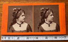 Stereoview Royal & Imperial Court Of Austria Vienna Woman’s Profile Luckhardt picture