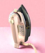 1950's 1960's Sunbeam Vista PINK VSS 5 Electric Steam Clothes Iron WORKS GREAT picture