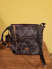 NEW Dooney Bourke Leather Disney Haunted Mansion Wallpaper Cross body bag picture