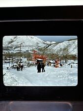1950's Aspen Colorado Ski Resort Lift 35mm Slide Vintage Skiing Snow picture