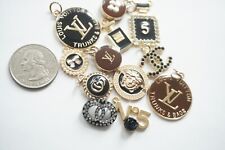 LV Gucci versace lv charm lot of 12  zipper pull picture