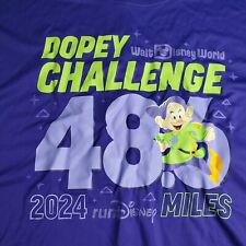 2024 Run Disney Dopey Challenge Shirt Men’s Size 2XL 48.6 Miles Purple picture