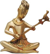 Brass Showpiece Rajasthani Guitar Statue picture