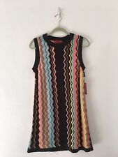 Nwt Missoni Target Sweater Dress Medium • Zigzag • Chevron • Colore picture